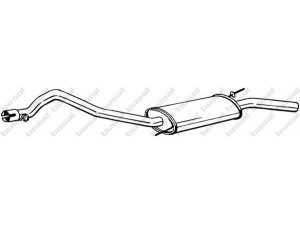 BOSAL 283-925 galinis duslintuvas 
 Išmetimo sistema -> Duslintuvas
028 253 609 C, 028 253 609 G, 044 253 609 AE