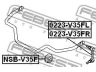 FEBEST NSB-V35F skersinio stabilizatoriaus įvorių komplektas 
 Ašies montavimas/vairavimo mechanizmas/ratai -> Stabilizatorius/fiksatoriai -> Sklendės
54613-AL524