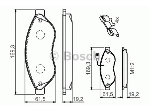 BOSCH 0 986 494 591 stabdžių trinkelių rinkinys, diskinis stabdys 
 Techninės priežiūros dalys -> Papildomas remontas
4253 58, 4254 61, 4254 62, 77364160