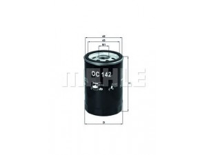 KNECHT OC 142 alyvos filtras 
 Filtrai -> Alyvos filtras
94410720105, 94410720106, 94410720108