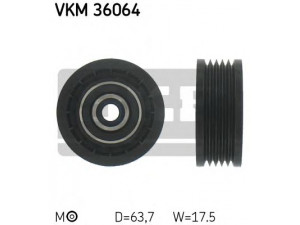 SKF VKM 36064 įtempiklio skriemulys, V formos rumbuotas diržas 
 Diržinė pavara -> V formos rumbuotas diržas/komplektas -> Įtempiklio skriemulys
45 00 041, 9160341, 77 00 300 378