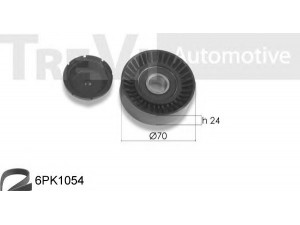 TREVI AUTOMOTIVE KA1105F skriemulių komplektas, V formos rumbuotas diržas 
 Diržinė pavara -> V formos rumbuotas diržas/komplektas -> Cilindrų komplektas
