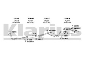 KLARIUS 940290E išmetimo sistema 
 Išmetimo sistema -> Išmetimo sistema, visa