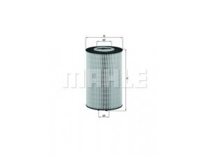 KNECHT OX 435D alyvos filtras 
 Techninės priežiūros dalys -> Techninės priežiūros intervalai
51055040110, 10044373
