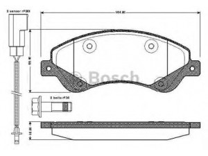 BOSCH 0 986 TB2 952 stabdžių trinkelių rinkinys, diskinis stabdys 
 Techninės priežiūros dalys -> Papildomas remontas
1371403, 1433954, 1534428, 1554523