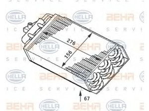 HELLA 8FV 351 211-721 garintuvas, oro kondicionierius 
 Oro kondicionavimas -> Garintuvas
64 51 8 398 840, 8 398 840