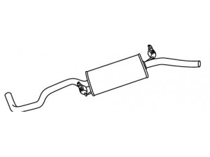 WALKER 70510 galinis duslintuvas 
 Išmetimo sistema -> Duslintuvas
6K5253609B