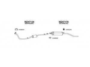VENEPORTE 470010 išmetimo sistema 
 Išmetimo sistema -> Išmetimo sistema, visa