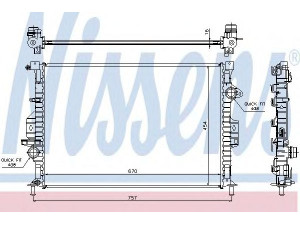 NISSENS 66857 radiatorius, variklio aušinimas 
 Aušinimo sistema -> Radiatorius/alyvos aušintuvas -> Radiatorius/dalys
1377541, 1377542, 1457605, 1460547
