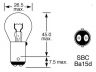 LUCAS ELECTRICAL LLB381 lemputė, galinis rūko žibintas