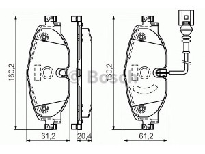 BOSCH 0 986 TB3 166 stabdžių trinkelių rinkinys, diskinis stabdys 
 Techninės priežiūros dalys -> Papildomas remontas
5Q0 698 151, 5Q0 698 151 B, 8V0 698 151