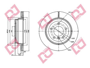 DJ PARTS BD1957 stabdžių diskas 
 Dviratė transporto priemonės -> Stabdžių sistema -> Stabdžių diskai / priedai
34216764653