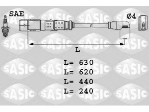 SASIC 9286012 uždegimo laido komplektas
