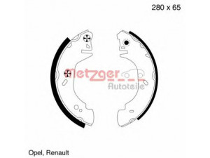 METZGER MG 807 stabdžių trinkelių komplektas 
 Techninės priežiūros dalys -> Papildomas remontas
4501146, 9161446