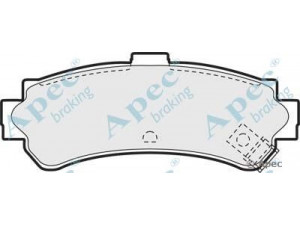 APEC braking PAD888 stabdžių trinkelių rinkinys, diskinis stabdys 
 Techninės priežiūros dalys -> Papildomas remontas
440600M890