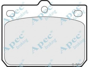 APEC braking PAD158 stabdžių trinkelių rinkinys, diskinis stabdys 
 Techninės priežiūros dalys -> Papildomas remontas
037649230A, 087049230C, MB193425