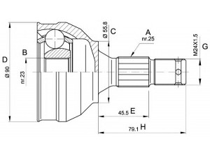 OPEN PARTS CVJ5177.10 jungčių komplektas, kardaninis velenas 
 Ratų pavara -> Sujungimai/komplektas
327202, 327209, 327210, 327211