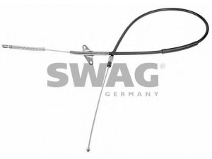 SWAG 99 91 0593 trosas, stovėjimo stabdys 
 Stabdžių sistema -> Valdymo svirtys/trosai
611 420 16 85, 611 420 18 85