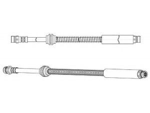 FERODO FHY2773 stabdžių žarnelė 
 Stabdžių sistema -> Stabdžių žarnelės
2K3611775D, 2K3611775E, 2K3611775F