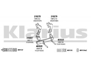 KLARIUS 930992E išmetimo sistema