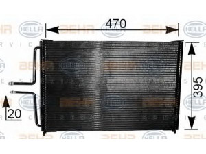 HELLA 8FC 351 037-551 kondensatorius, oro kondicionierius 
 Oro kondicionavimas -> Kondensatorius
60 25 307 276, 77 00 876 215, 86 71 017 584