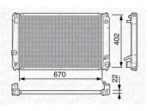 MAGNETI MARELLI 350213137800 radiatorius, variklio aušinimas
1640031420