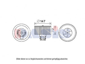 AKS DASIS 158114N vidaus pūtiklis 
 Šildymas / vėdinimas -> Orpūtė/dalys
2720500QAC, 4401815, 9109815, 7701048969