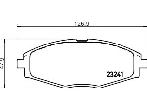 HELLA 8DB 355 017-021 stabdžių trinkelių rinkinys, diskinis stabdys 
 Techninės priežiūros dalys -> Papildomas remontas
96288629, 96446176, 96316582, S113501080