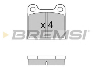 BREMSI BP2096 stabdžių trinkelių rinkinys, diskinis stabdys 
 Techninės priežiūros dalys -> Papildomas remontas
0060526040, 0060711959, 0060727286