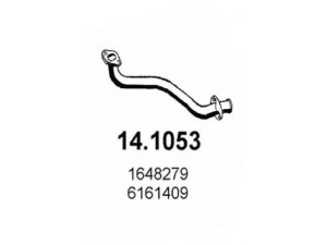 ASSO 14.1053 išleidimo kolektorius 
 Išmetimo sistema -> Išmetimo vamzdžiai
1648279, 6161409
