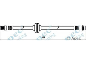 APEC braking HOS4061 stabdžių žarnelė 
 Stabdžių sistema -> Stabdžių žarnelės
462100006R