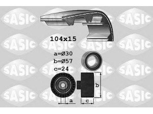 SASIC 1756032 paskirstymo diržo komplektas 
 Techninės priežiūros dalys -> Papildomas remontas
7554701+71740977, 7554701+71740977