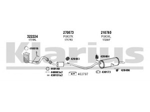 KLARIUS 631003E išmetimo sistema