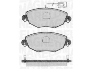 MAGNETI MARELLI 363916060550 stabdžių trinkelių rinkinys, diskinis stabdys 
 Techninės priežiūros dalys -> Papildomas remontas