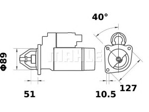 MAHLE ORIGINAL MS 322 starteris
50185816, 241599, 4785538, 4785539