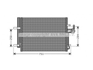 AVA QUALITY COOLING FDA5428 kondensatorius, oro kondicionierius