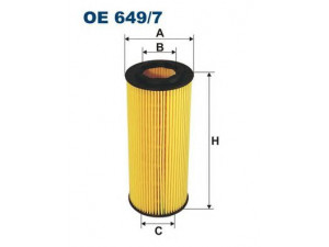 FILTRON OE649/7 alyvos filtras 
 Techninės priežiūros dalys -> Techninės priežiūros intervalai
11427787697