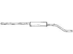AKS DASIS SG30411 vidurinis duslintuvas
