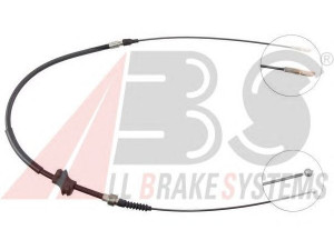 A.B.S. K10158 trosas, stovėjimo stabdys 
 Stabdžių sistema -> Valdymo svirtys/trosai
811.609.722C, 811609722, 811.609.722