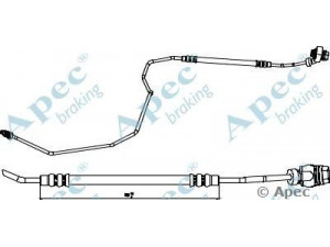 APEC braking HOS3792 stabdžių žarnelė 
 Stabdžių sistema -> Stabdžių žarnelės
1J0611764L