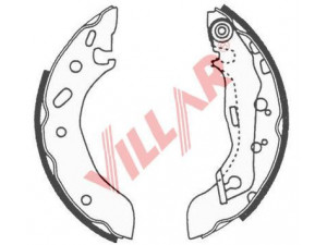 VILLAR 629.0656 stabdžių trinkelių komplektas 
 Techninės priežiūros dalys -> Papildomas remontas
1005960, 1005970, 1059500, 1104127