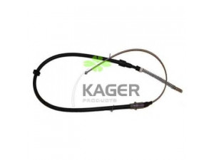 KAGER 19-0354 trosas, stovėjimo stabdys 
 Stabdžių sistema -> Valdymo svirtys/trosai
522572, 90223404