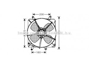 AVA QUALITY COOLING TO7510 ventiliatorius, radiatoriaus