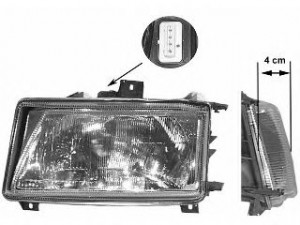 VAN WEZEL 4912943 priekinis žibintas 
 Elektros įranga -> Priekinis žibintas/dalys -> Priekinis žibintas/įterp.
6K1941015L, 6K5941015M