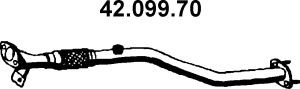 EBERSPÄCHER 42.099.70 išleidimo kolektorius 
 Išmetimo sistema -> Išmetimo vamzdžiai
28610-25000