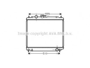 AVA QUALITY COOLING MTA2109 radiatorius, variklio aušinimas 
 Aušinimo sistema -> Radiatorius/alyvos aušintuvas -> Radiatorius/dalys
MB340052, MB890956