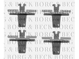 BORG & BECK BBK1183 priedų komplektas, diskinių stabdžių trinkelės 
 Stabdžių sistema -> Diskinis stabdys -> Stabdžių dalys/priedai