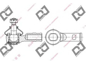 DJ PARTS DE1354 skersinės vairo trauklės galas 
 Vairavimas -> Vairo mechanizmo sujungimai
1476246, 5021411, 71BB 3289 AB