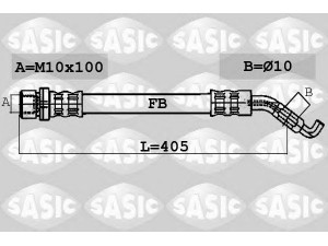 SASIC 6606107 stabdžių žarnelė 
 Stabdžių sistema -> Stabdžių žarnelės
71742814, 5155079J00