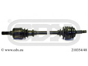 CDX 210354/48 kardaninis velenas 
 Ratų pavara -> Kardaninis velenas
32727R, 327289, 32727R, 327289
